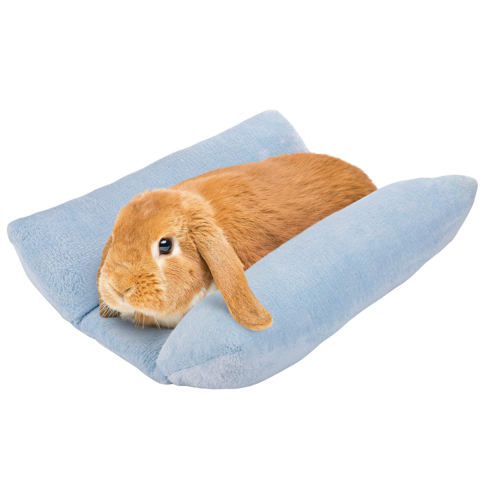 Rabbit soft bed warm small animal rabbit concave bed hug pad plush pad cotton pillow pet cage sleeping pad