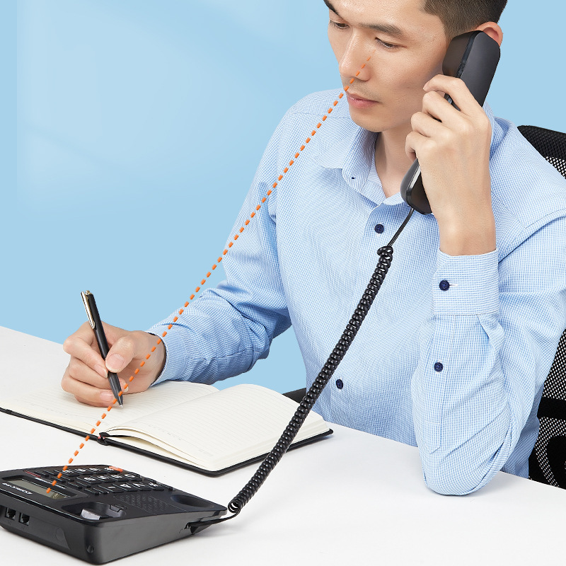 Qixin T330 Telephone Multifunctional Hands Free Black (Unit: Pc)