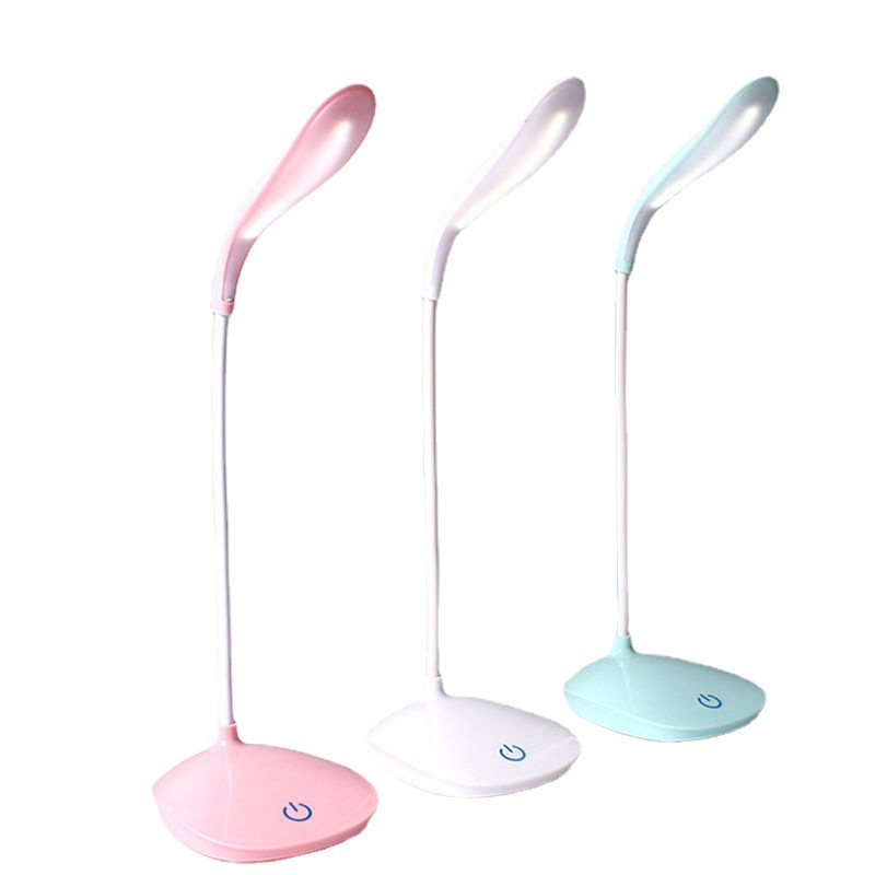 Cross-Border Desk Lamp, Study Night Light, Bedroom Led Lamp, Rechargeable Dormitory Eye-Protection Desk Lamp, USB Lamp, Gift for Breastfeeding