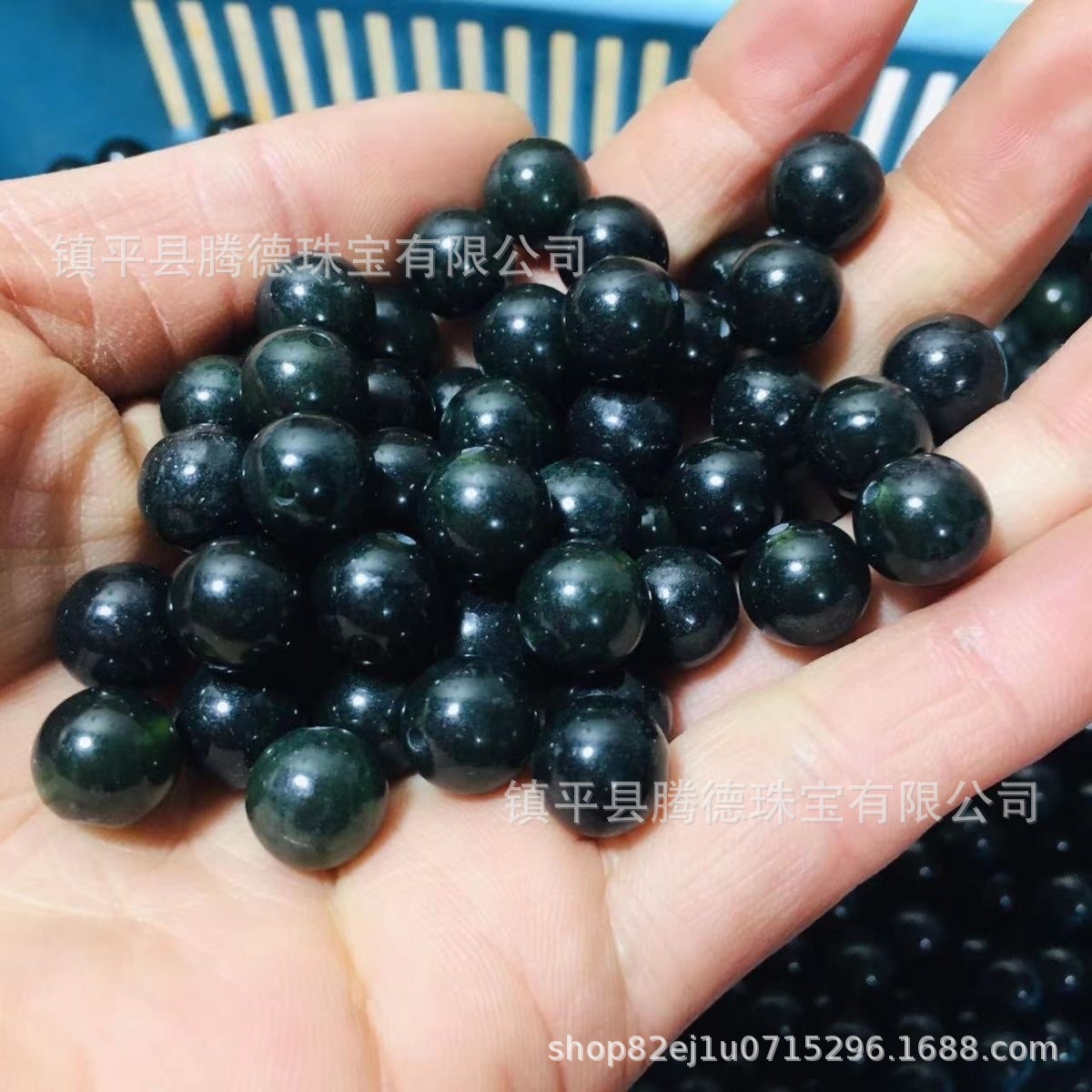 Прямые поставки с фабрики, камень короля медицины, рассыпные бусины, темно-зеленые нефритовые бусины, натуральные нефритовые бусины, оптовая продажа