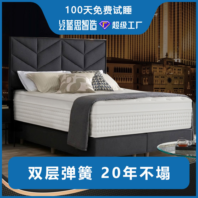 Матрас Hilton Hotel того же стиля Simmons, тихий, супер мягкий, независимый карманный пружинный, 30 см, ультра толстая защита позвоночника