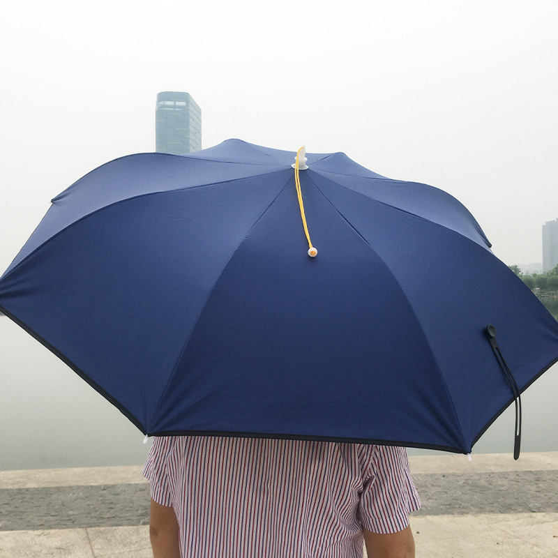 Headwear Umbrella Cap Fishing Umbrella Cap Large Folding Overhead Sun Protection Fishing Tackles Hat Sunshade Big Cap Umbrella