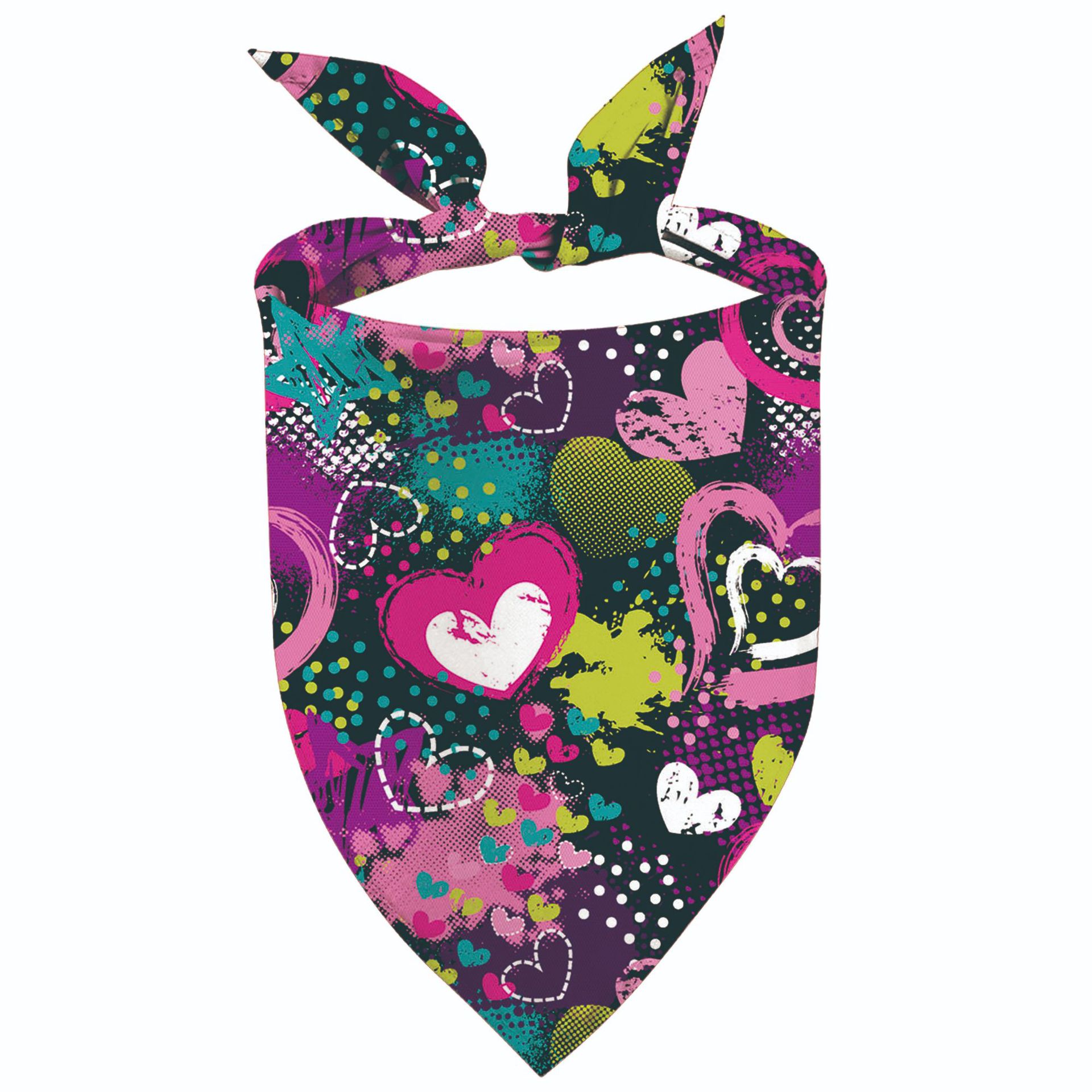 Cross-border Valentine's Day pet saliva towel pet bib saliva towel dog saliva towel pet bib manufacturers wholesale