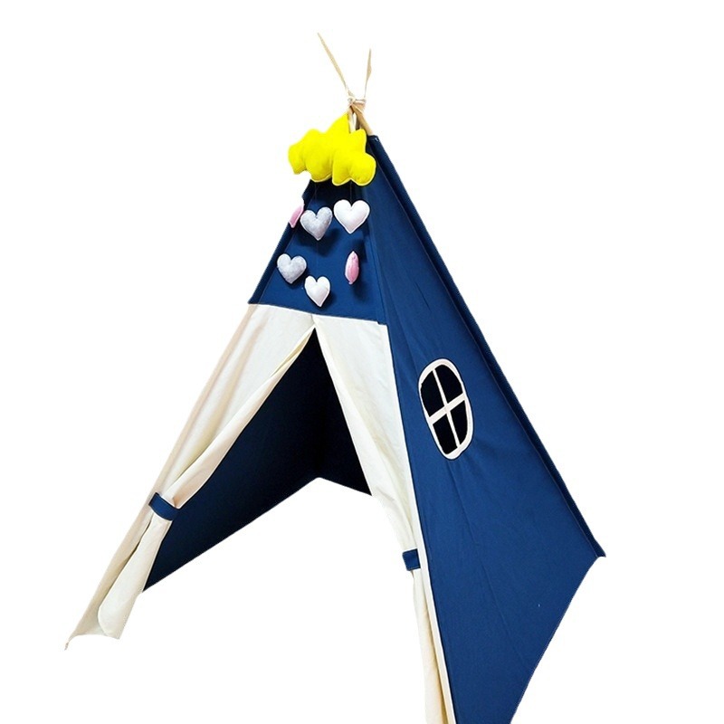 Factory Direct Sales Children's Tent Boys and Girls Indoor Toy Game House Outdoor Outing Picnic Small House Indian