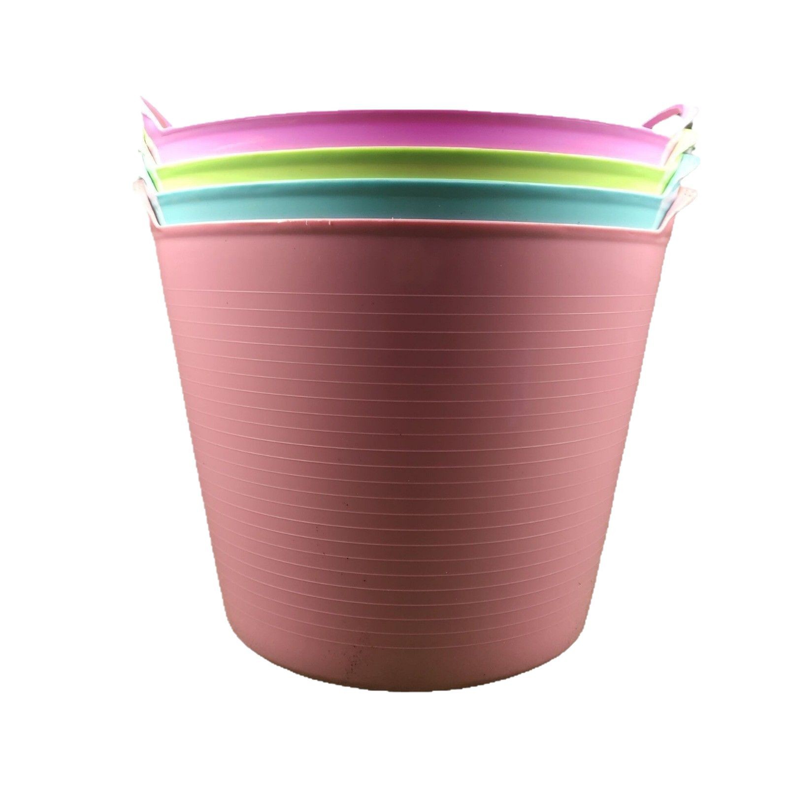 Wholesale Large Little Yellow Duck Bath Bucket Plastic Children's Portable Bath Bucket Bath Bucket Bucket Multi-Purpose Storage Bucket