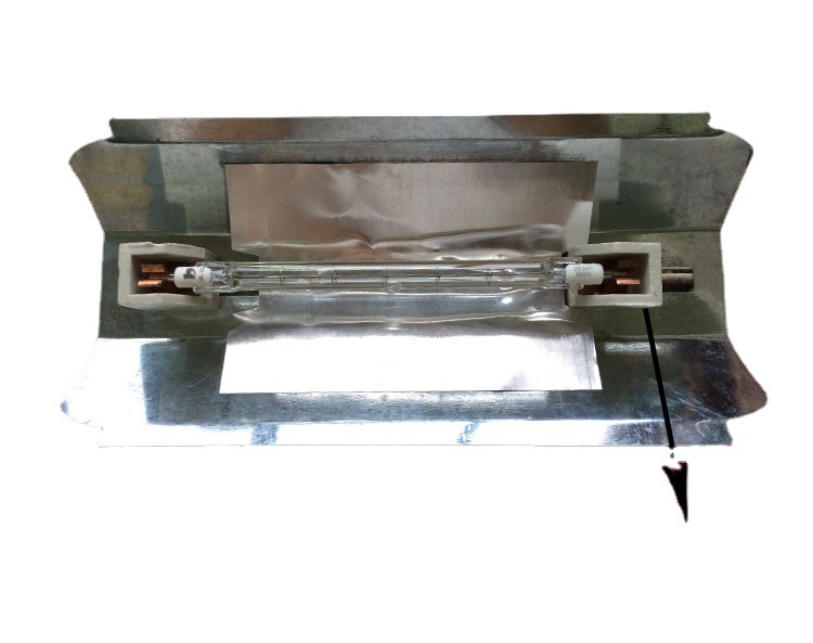 The curved code lamp holder plug-in lamp holder universal 500W-1000W iodine tungsten lamp holder outdoor site lighting fixtures