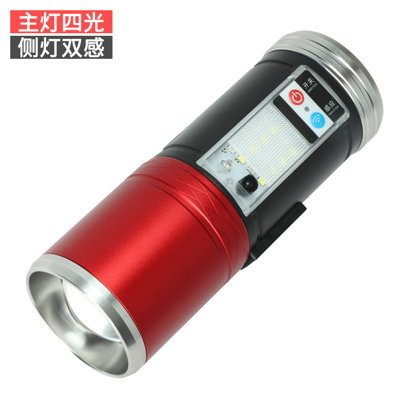 Новая яркая LED лампа для ночной рыбалки, оптовая, индукционная, USB перезаряжаемая, синий свет