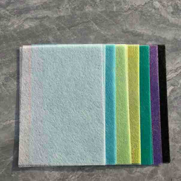 Skeleton Non-Woven Fabric Wet Bone Material Pet Short Fiber Non-Woven Fabric High Stiffness