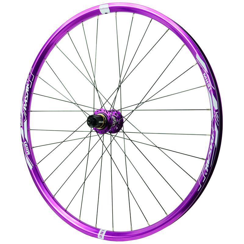 Mountain bike wide ring wheel set 26 27.5 29 inch quick release barrel shaft 120 ring Peilin disc brake HG card flying MS XD purple