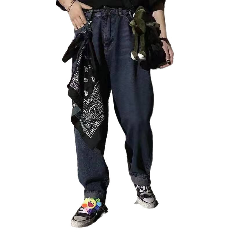 Cashew Flower Square Scarf Men's Korean-style Retro Hiphop Internet Celebrity Hair Belt Women's Ins Hip-hop All-match Street Fashionistas Headscarf