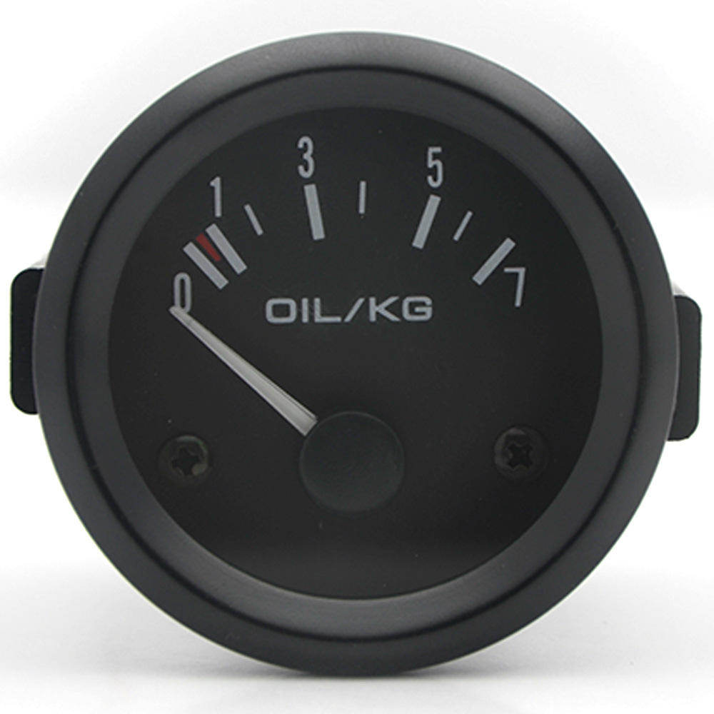 2"52mm Car Oil Pressure Gauge Oil Pressure Gauge kg Modified Car Instrument