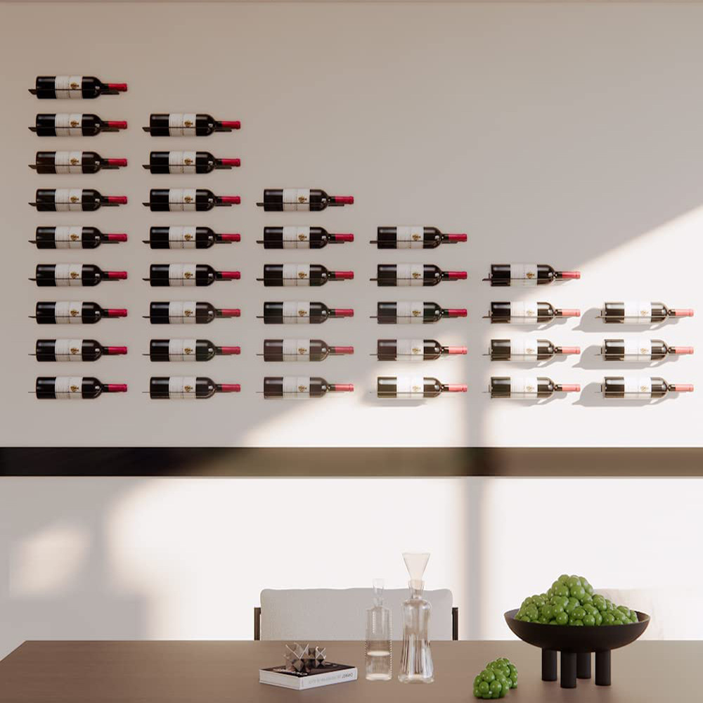 Pesaro Amazon Independent Station Hot Iron Wine Rack Wall Hanging Wine Rack Simple Modern Can Do Multi Color