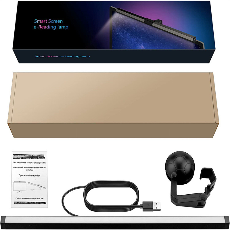 Computer screen monitor hanging light rgb magic color horse running light e-sports colorful game atmosphere light Office eye protection light