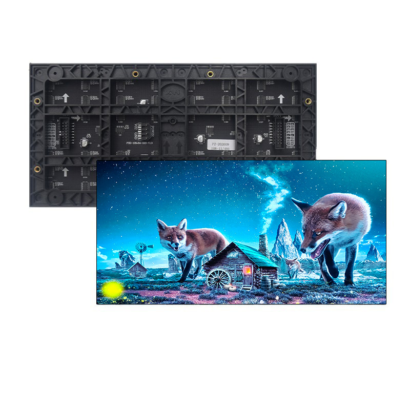 Cross-Border P2 Full-Color Led Display Screen for Schools, Indoor High-Brightness Large Screen, P2.5 Splicing Advertising Screen Display