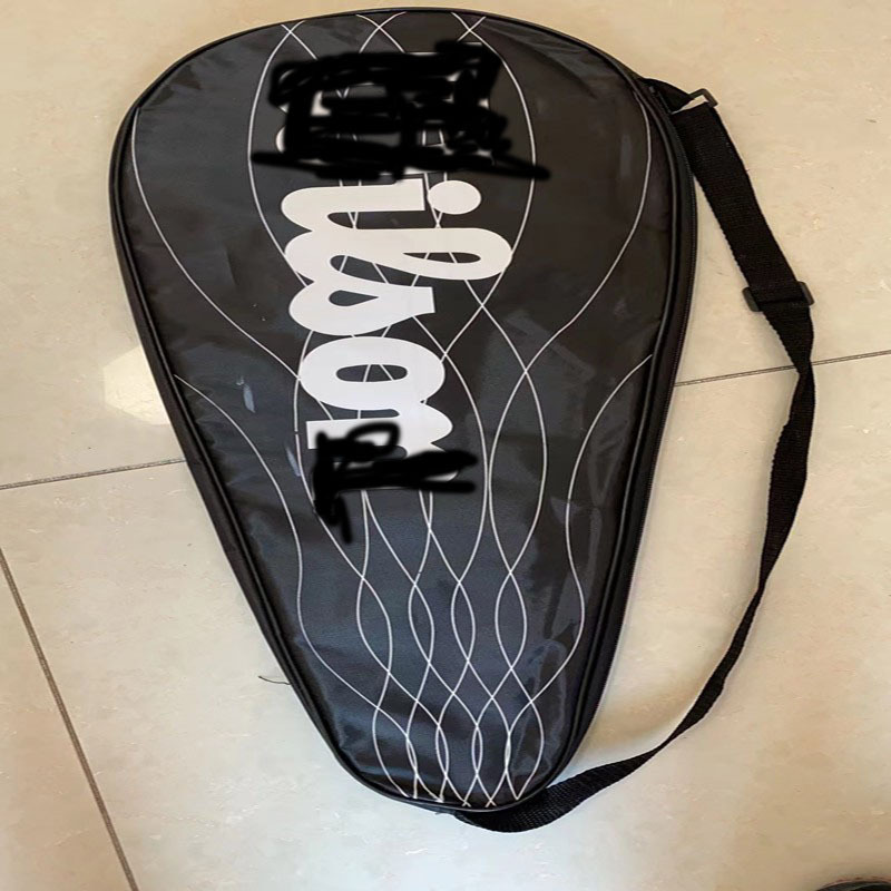 Tennis racket cover bag single tennis racket bag shoulder bag adult racket Oxford cloth mesh bag waterproof wear-resistant