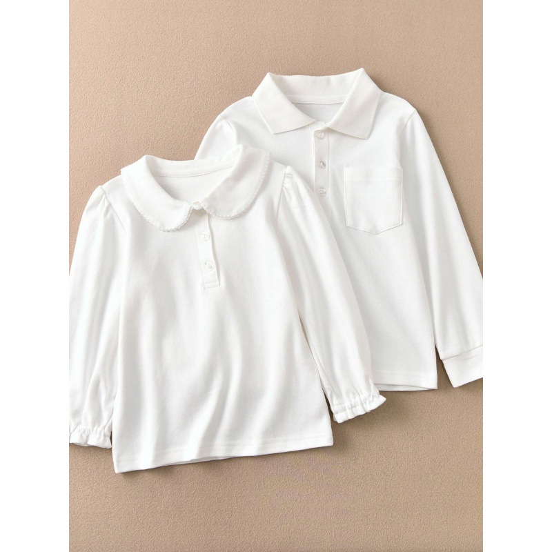 Школьные формы, одежда для выступлений, универсальные экспортные футболки для студентов, белые футболки для мальчиков и девочек