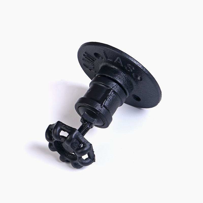 Iron Industrial Style Door Handle Retro Wall Cabinet Door Small Handle Simple Black Wall Decoration Hook Wholesale