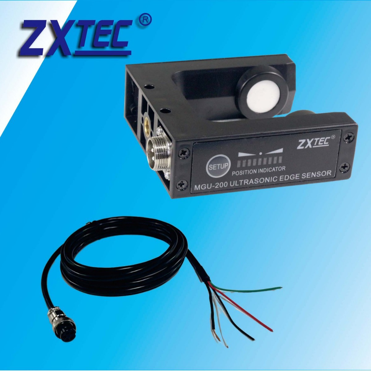 Zhongxing Industrial Control Zxtec Mgu-200 Universal Ultrasonic Electric Eye (Ultrasonic Detector)