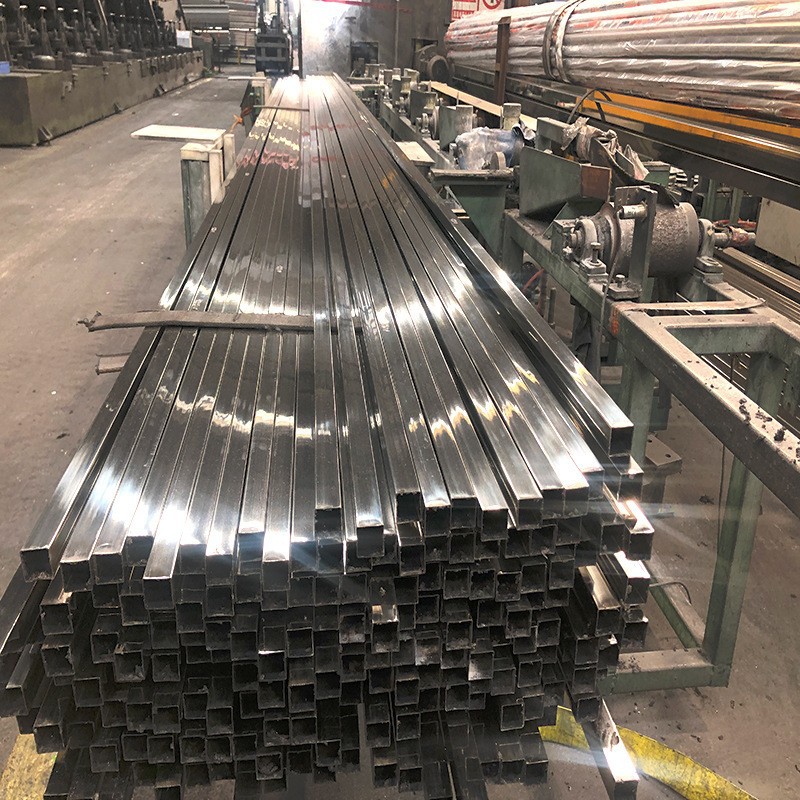 304 Stainless Steel Square Tube, 210 Stainless Steel Thick-Walled Hollow Round Tube, Mirror Square Tube, Black Titanium Square Tube, Cut Rectangular Tube