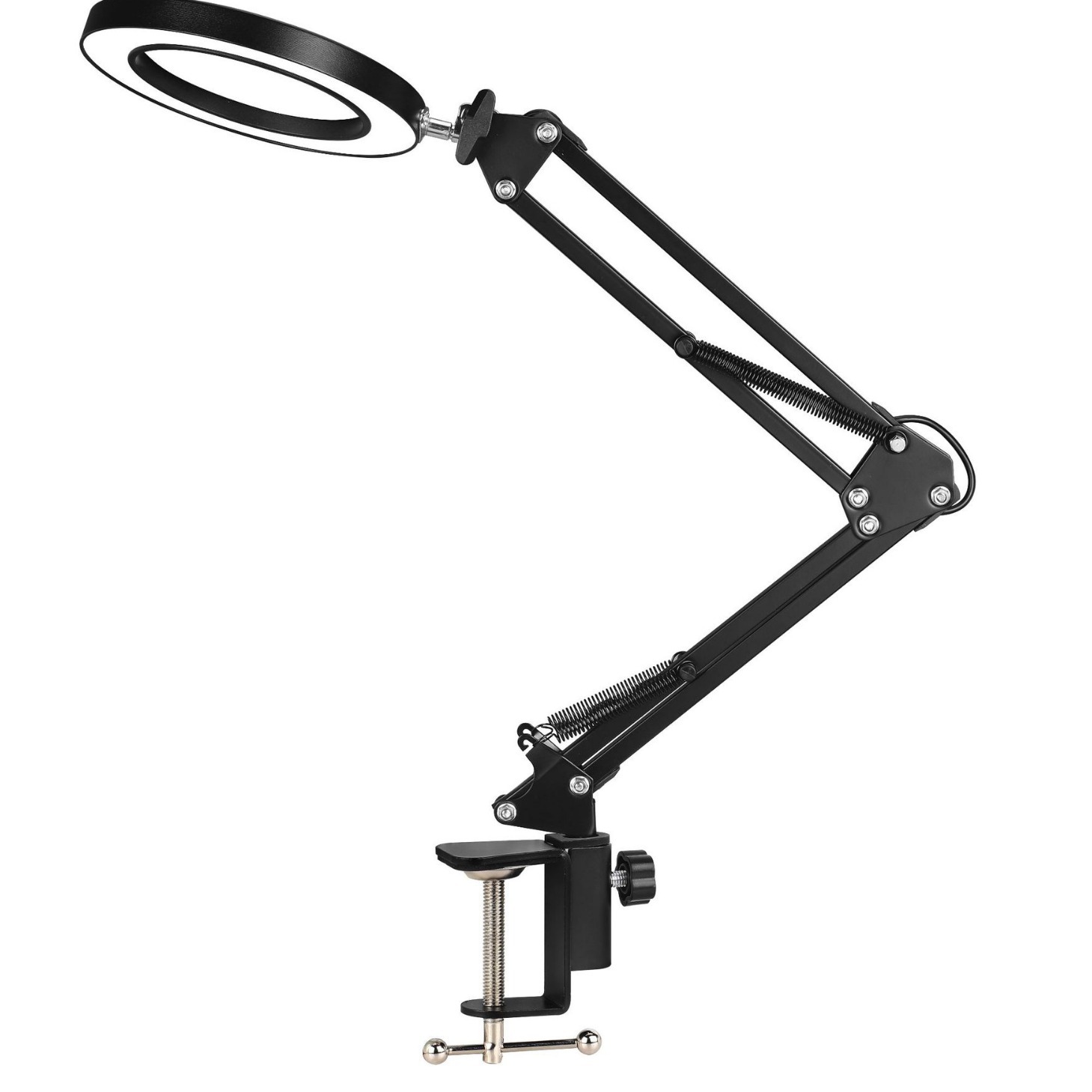 Repair magnifier lamp Makeup Eyelash beauty manicure work folding portable eye protection reading learning table lamp 10