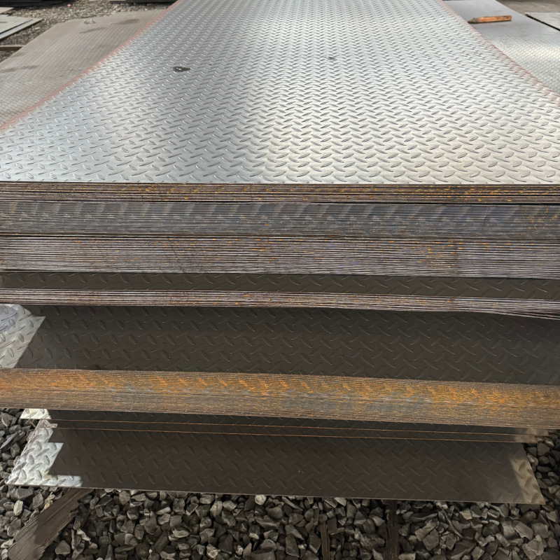 Q235B Pattern Plate Thickness 1Mm-20Mm Pattern Steel Plate Stair Tread Plate Direct Sales from Manufacturers in Jiangsu, Zhejiang and Shanghai