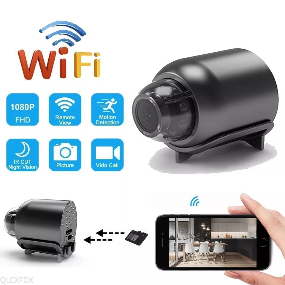 X5 Indoor Wireless Intelligent WiFi Remote Monitoring Small Video Recorder 1080P HD Camera for Foreign Trade