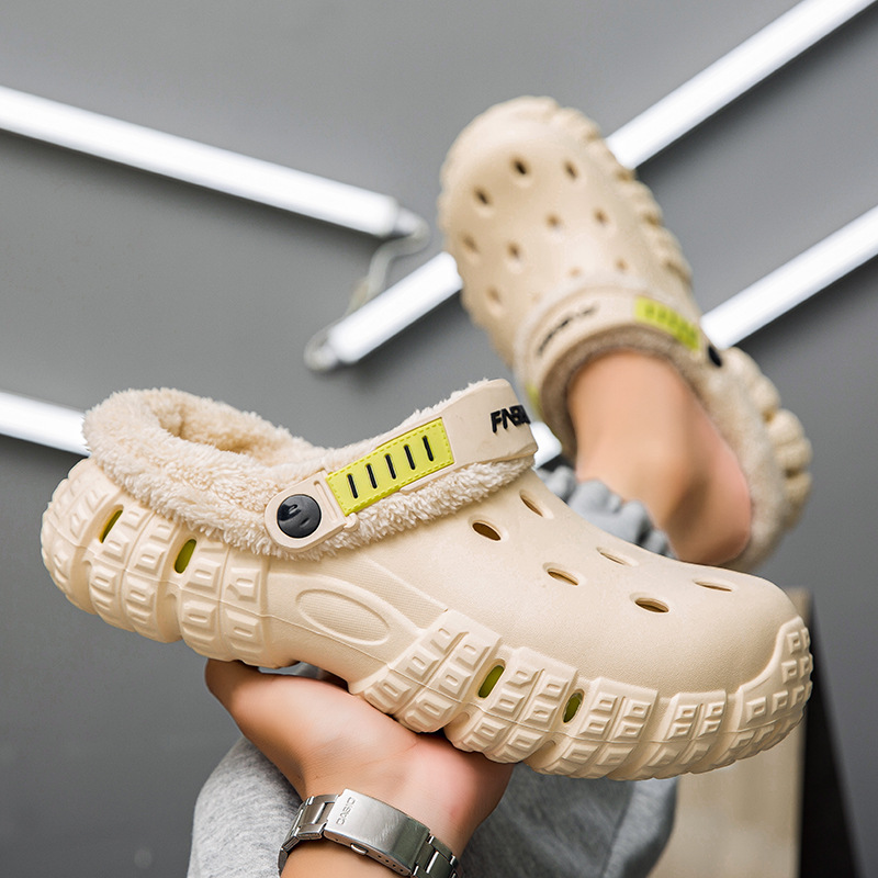 Тапочки с эффектом "доски" для женщин, зимняя классическая верхняя одежда, модные нескользящие теплые обувь из хлопка для пар