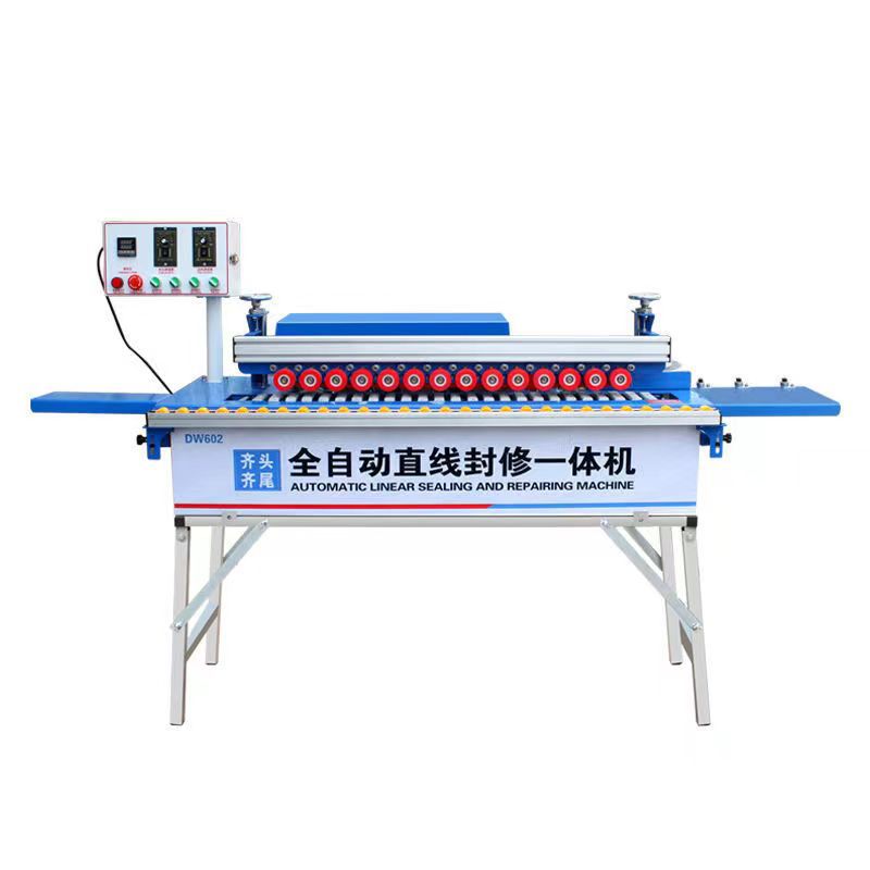 Beichen full-automatic edge banding machine woodworking small home decoration curved linear edge banding and trimming integrated machine household ecological board