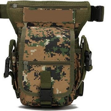 Cross-Border Outdoor Multifunctional Leg Bag Tactical Leg Bag Tactical Waist Bag Military Fan Cycling Leg Bag Waterproof Camouflage Bag