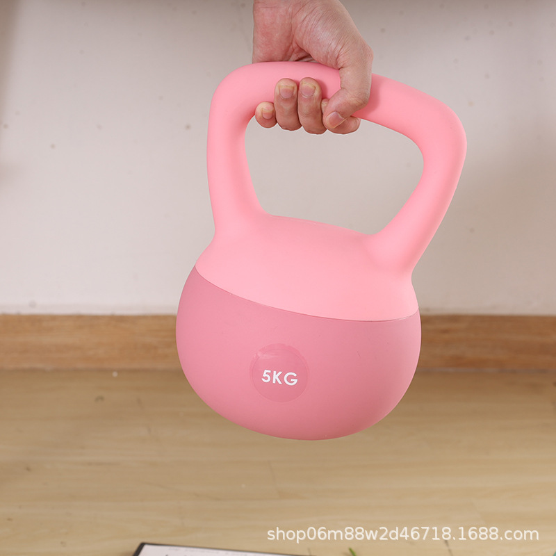 Cross-Border Soft Kettlebell Women's Fitness Equipment Kettlebell Home Use Dumbbell 2.5kg Soft Kettlebell for Squats and Glute Workouts