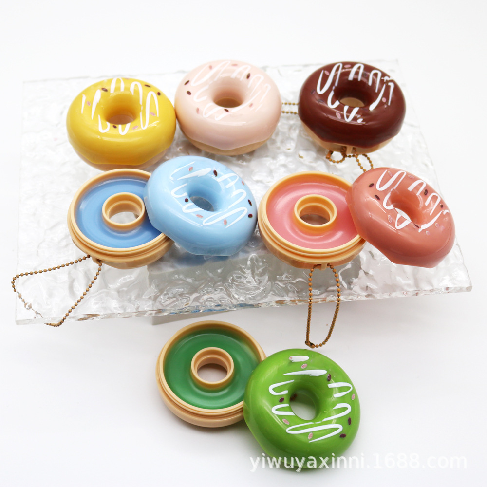 Cross-border Sweetheart Jelly Donut Lip Jelly Hydrating Moisturizing and Moisturizing Children's Lip Film Lip Care Anti-Dry Cracking Lip Jelly