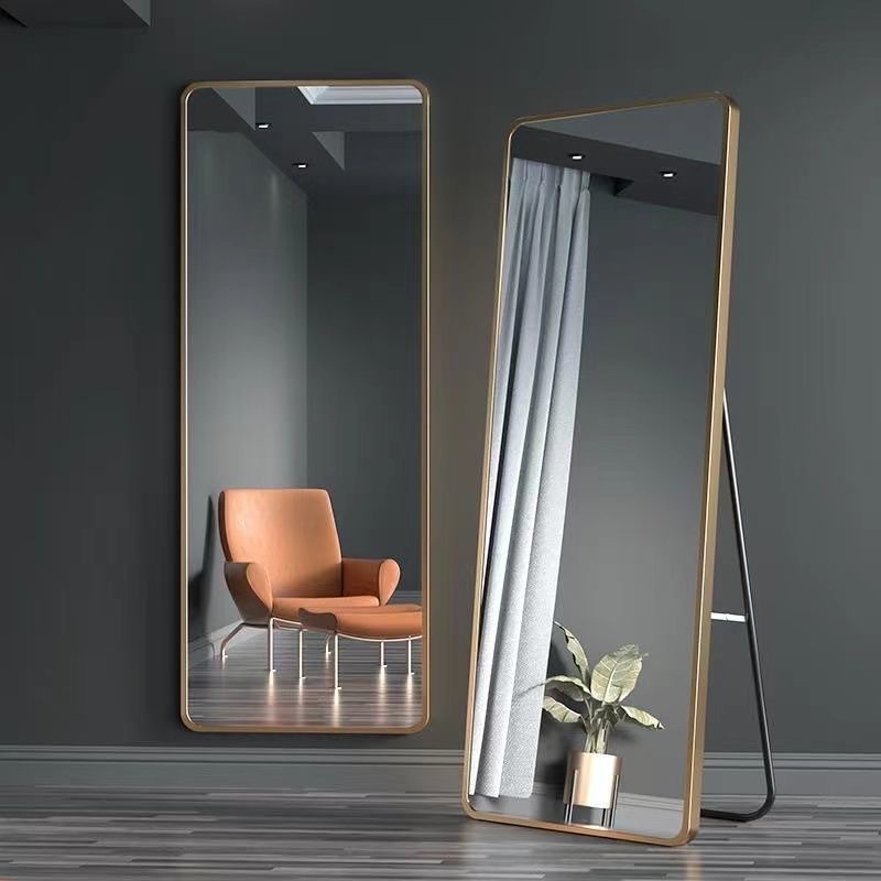 Super clear full-body mirror dressing mirror home student dormitory bedroom live broadcast ins wall hanging floor dual-use fitting mirror
