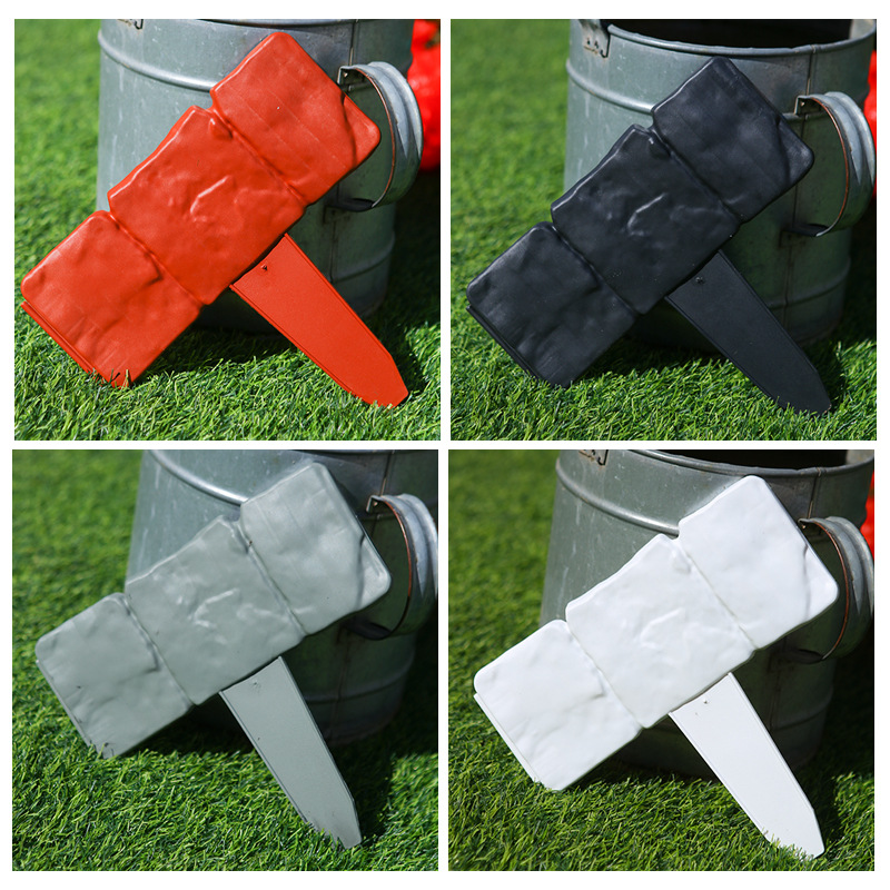 Flaky plastic fence partition fence imitation stone courtyard outdoor lawn Villa decoration gardening durable small fence