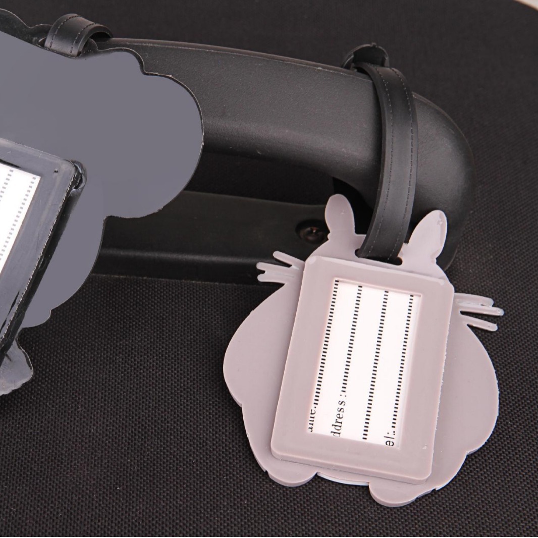 Soft rubber pvc luggage tag suitcase listing boarding pass luggage tag factory in stock wholesale processing customization