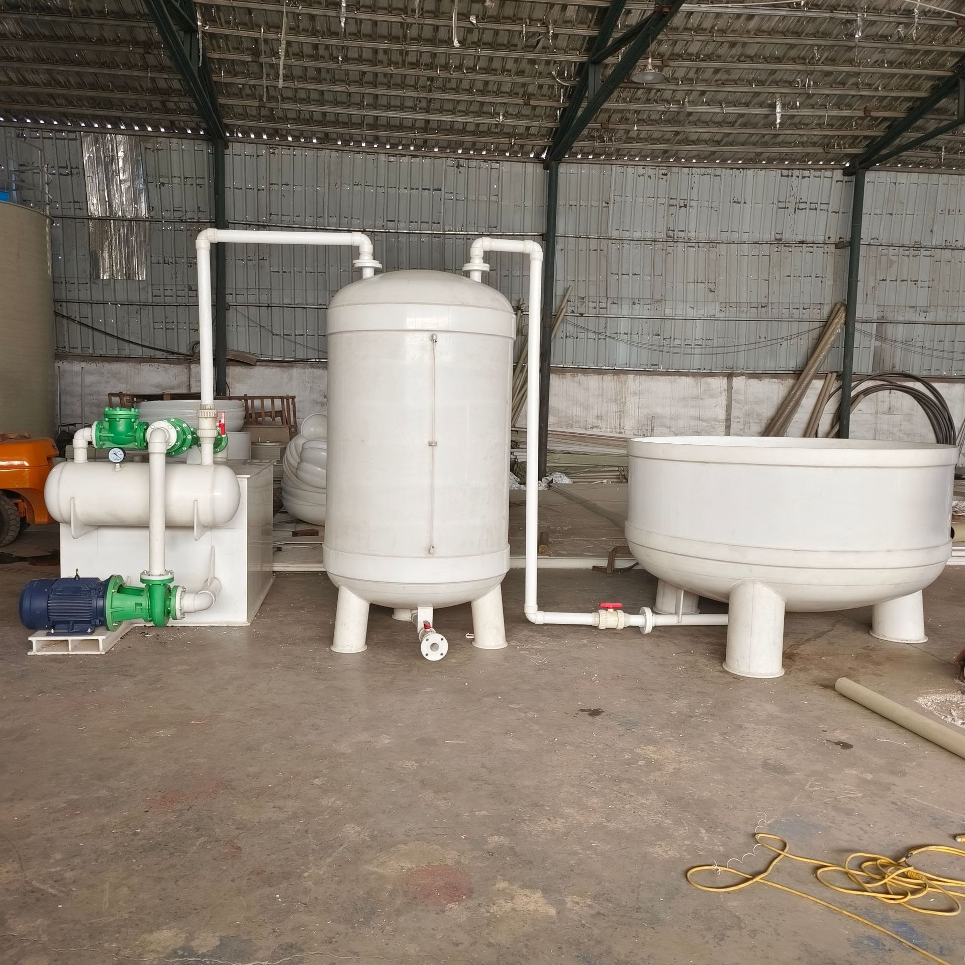 Pp Complete Set of Filtration Equipment Vacuum Filtration Barrel Pp Filtration Barrel Filtration Tank Manufacturer Customized Pp Complete Set of Filtration Equipment
