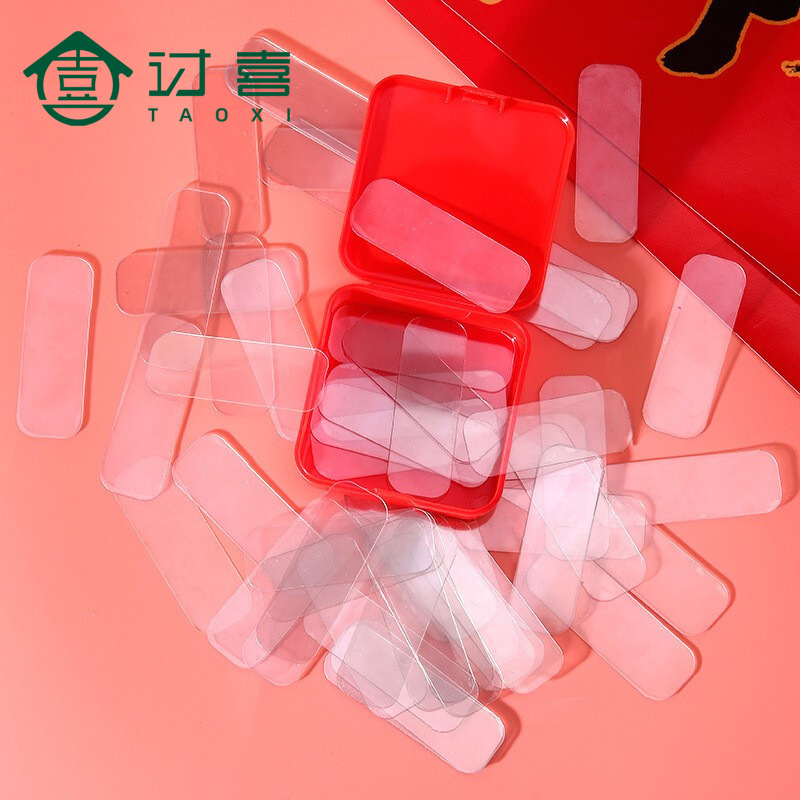 Специальный двусторонний прозрачный клей для пар, упаковка, клей для свадеб и новоселья, наклейки на праздники оптом