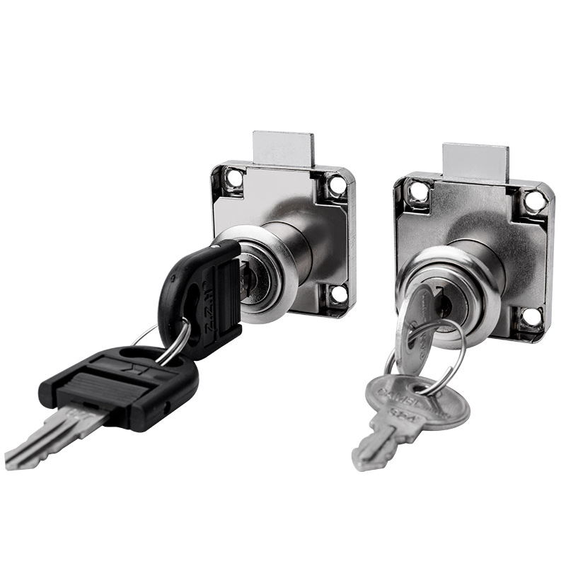 Supply 138-22C zinc alloy bile drawer lock furniture lock filing cabinet office cabinet lock square tongue lock strength wholesale