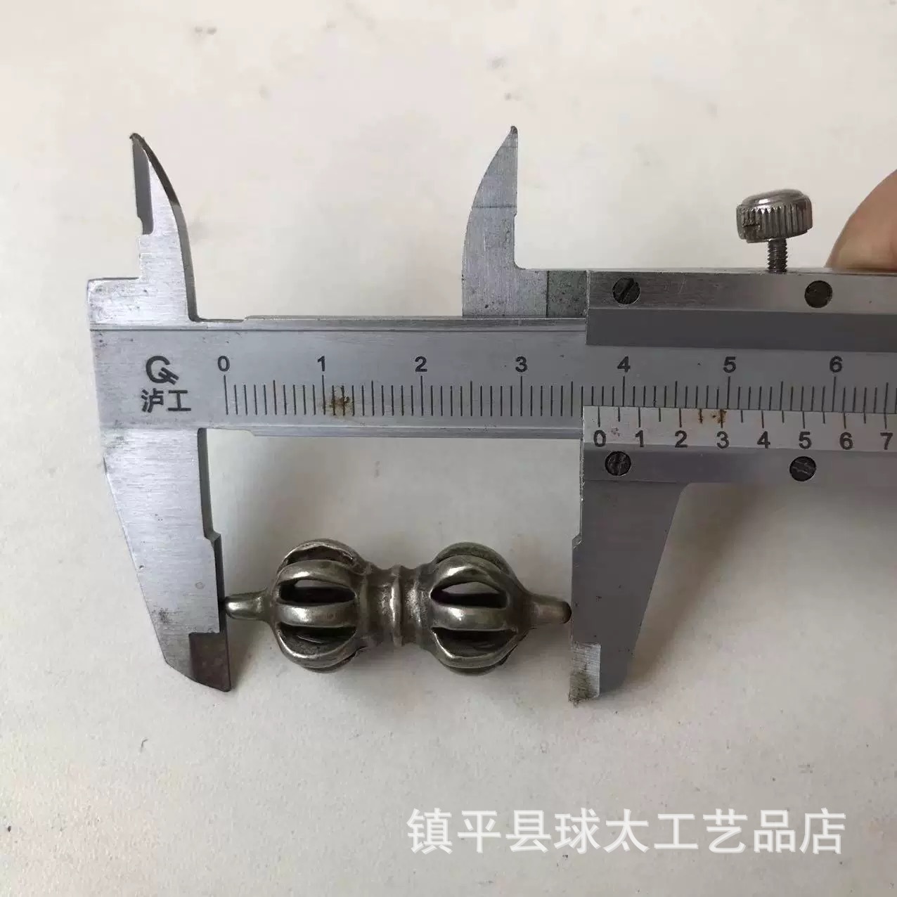 Wholesale Nepalese Handmade Antique Small Size Portable Nine-Pronged Small Vajra Pestle for Exorcism Special Sale