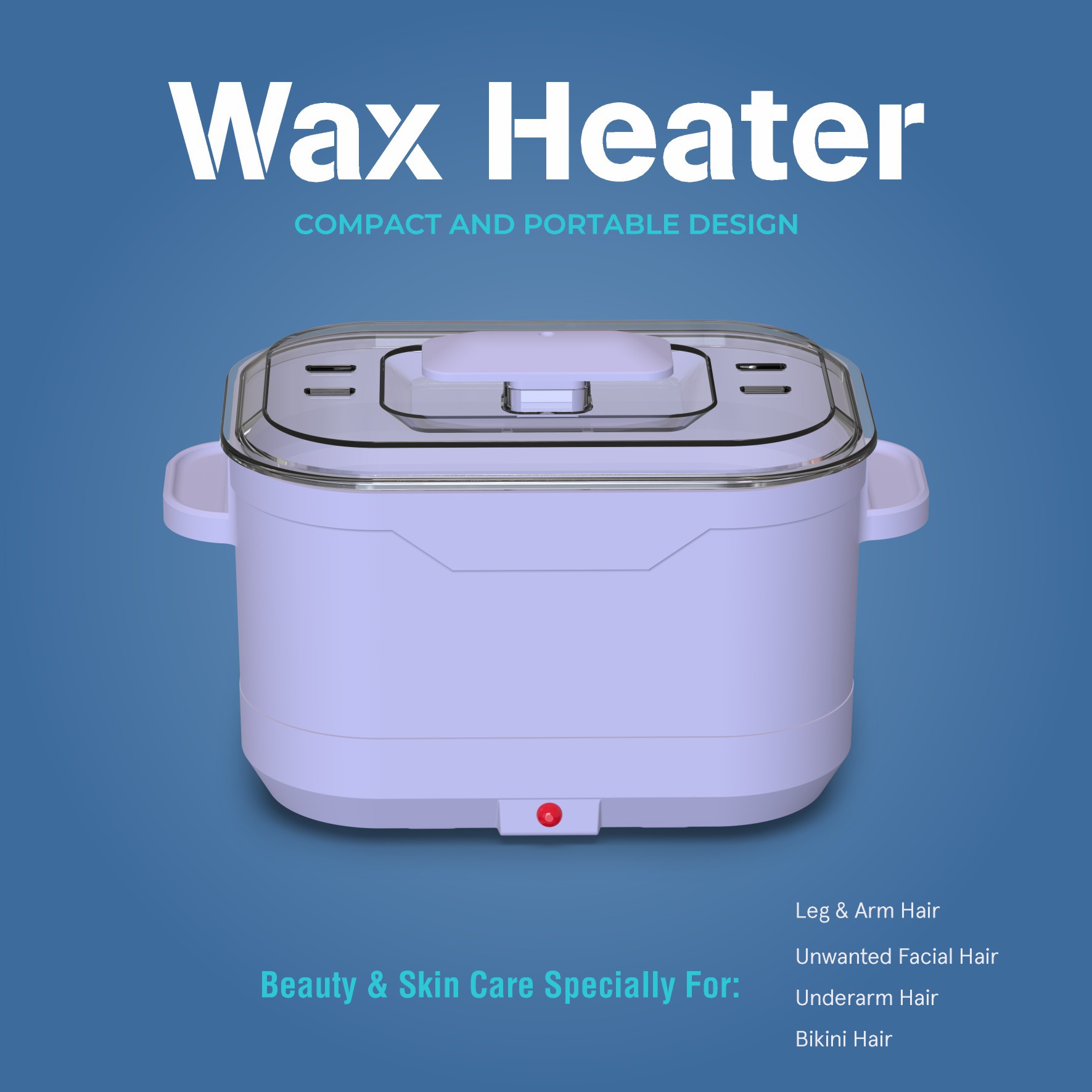 Кросс-бордовый новый складной силиконовый восковый горшок, неналипающая кастрюля, легкая в очистке, портативная машина для удаления волос