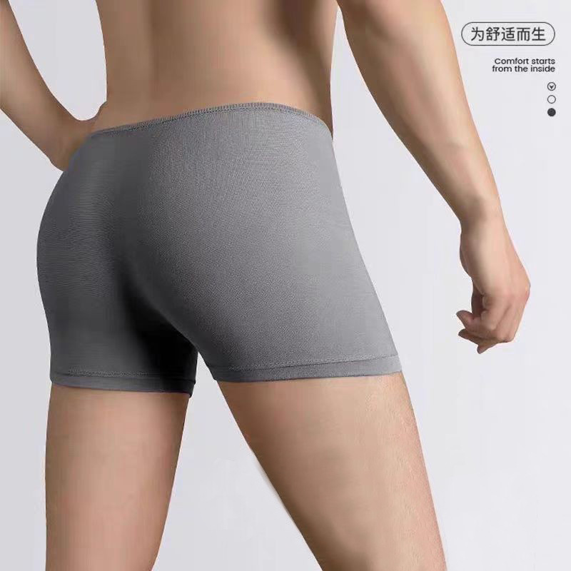 Disposable Underwear Men's Boxer Briefs Cotton-Feel Sterilized Daily Disposable Wash-Free Business Trip Individually Packaged Portable Boxer Briefs