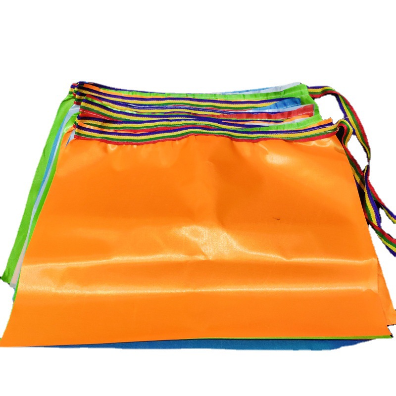 Xizang Wordless Prayer Flags, Colorful Flags, Xizang Decorative Items, Ethnic Style 7.84m 15m