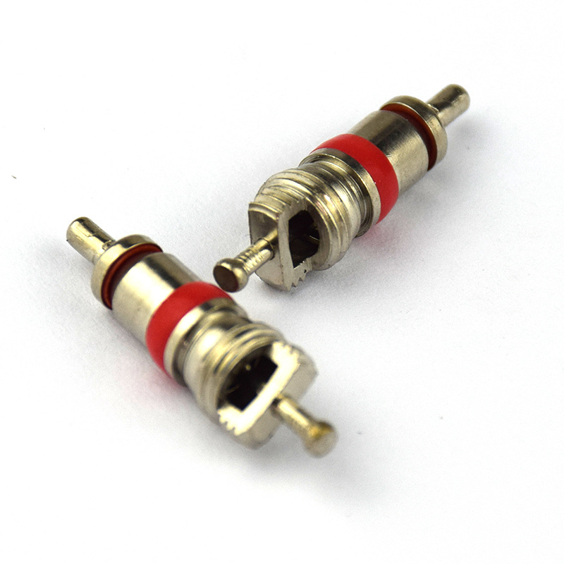 Automobile motorcycle bicycle tire American valve core zinc alloy material