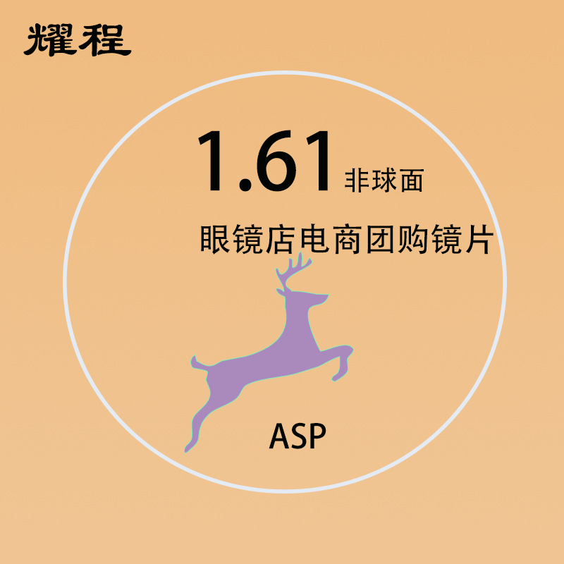 1.61 Anti-Radiation Super Water Lens Optical Resin Color Bag Myopia Presbyopia Bottomless Anti-Blue Light Lens Wholesale