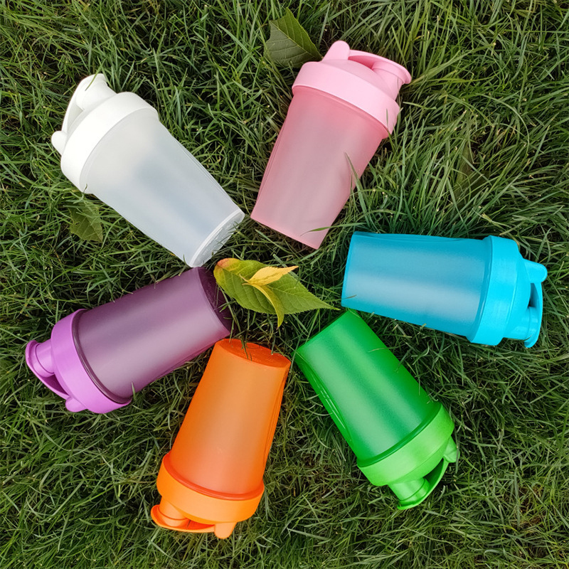 Shake Cup Outdoor Sports Fitness Water Cup Protein Powder Milkshake Cup Mixing Cup Large Capacity Plastic Cup Manufacturer Ready Stock
