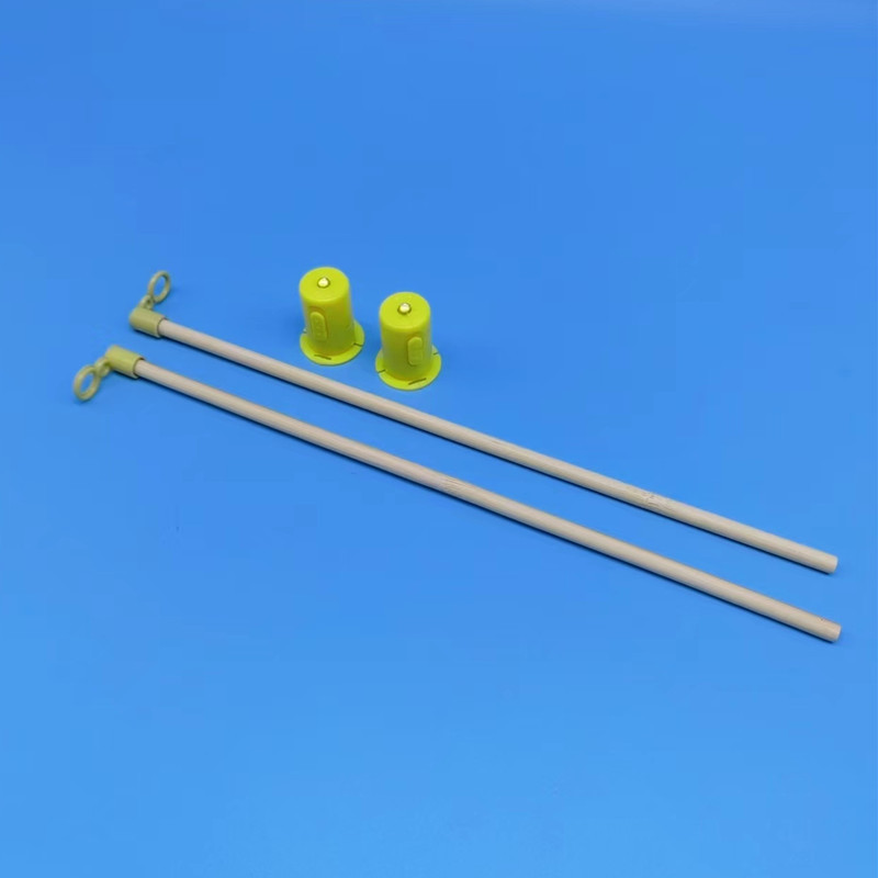 Wooden lantern pole New Year portable lantern accessories children's lantern portable stick DIY paper lantern rod manufacturer