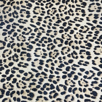 First-Layer Horsehair Fabric Is Directly Supplied by Manufacturers and Is Used in Animal Leather Luggage Decoration with Colorful Leopard Print Horsehair Leather Fabric