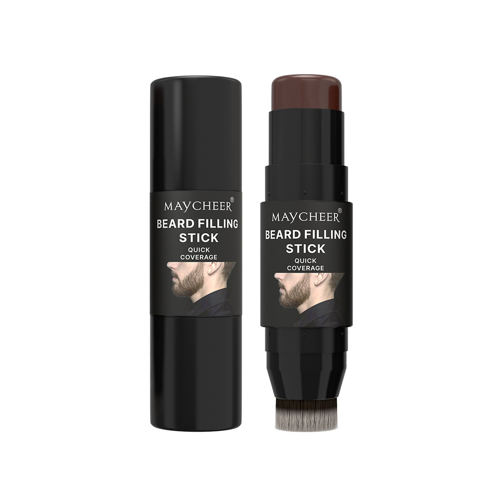 MAYCHEER beard color supplement stick with brush head two-in-one waterproof natural thick hair filling stick cross-border foreign trade