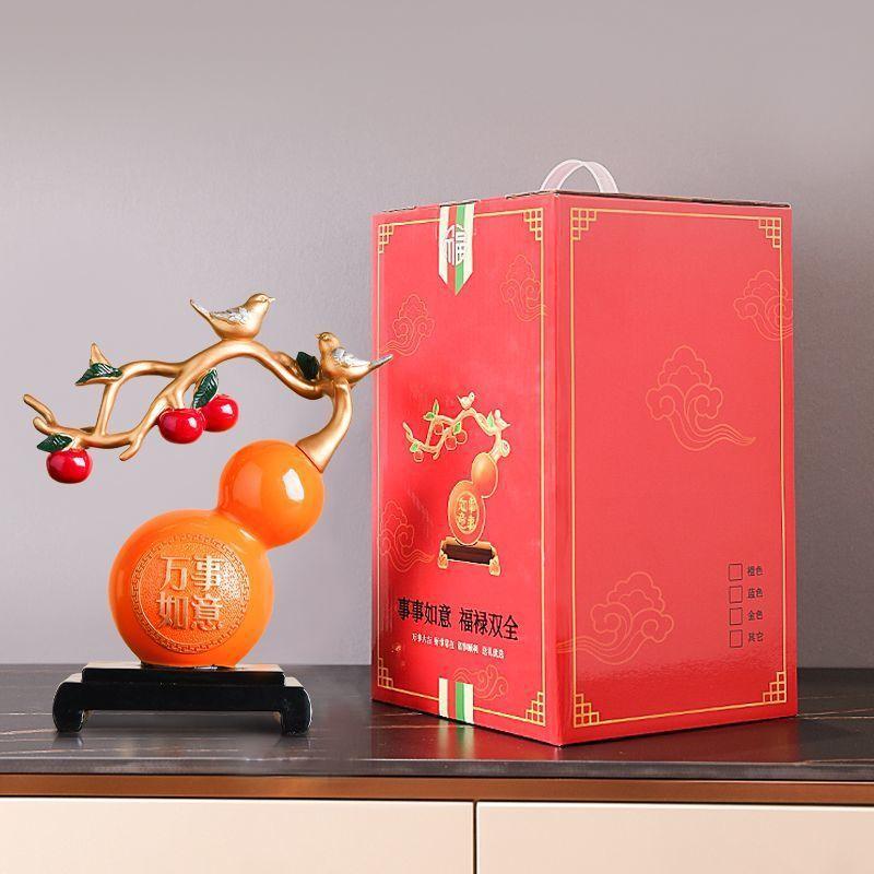 New Chinese Style Everything goes well with gourd ornaments relaxation feeling new house housewarming gift study porch wine cabinet decorations