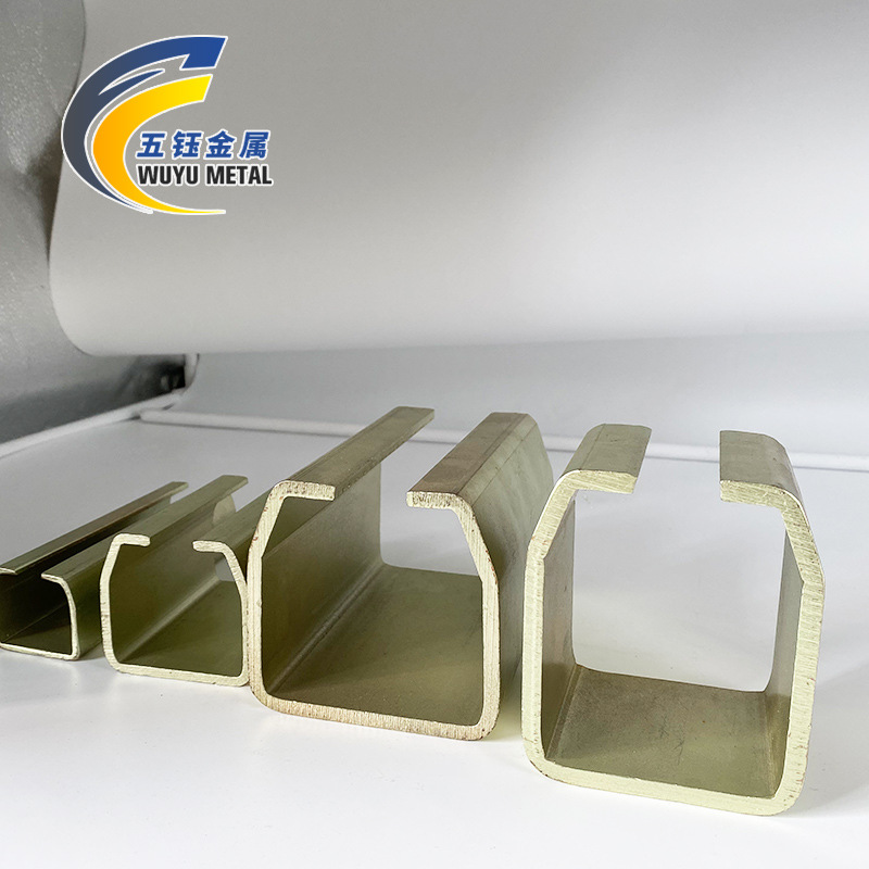 Galvanized C-Shaped Steel Guide Rail Manufacturer Stainless Steel Carbon Steel C-Shaped Steel Channel Factory Building Steel Structure Cold-Formed Steel