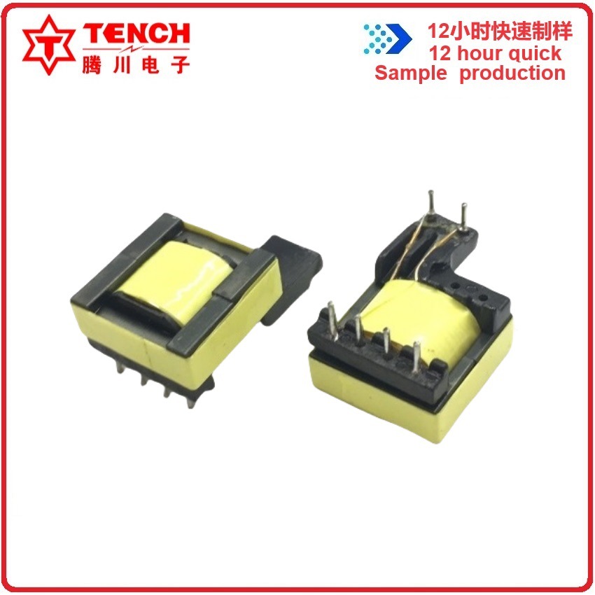 Tengchuan Epc13-12V Horizontal Longed 4+2 Switching Power Supply Transformer High Frequency Power Transformer